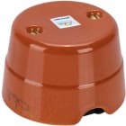 FANTON - Presa da parete in ceramica RJ12 cat.3 UTP 90, colore terracotta