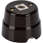 FANTON - Presa da parete in ceramica TV maschio 9,5mm, colore marrone