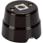 FANTON - Presa da parete in ceramica TV maschio 9,5mm, colore marrone