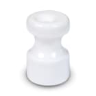 FANTON - Isolatore in ceramica 16mm alt.25mm, colore bianco