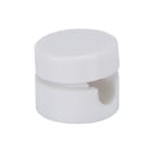 FANTON - Fissaggio cavo a parete 17mm alt.17mm, colore bianco