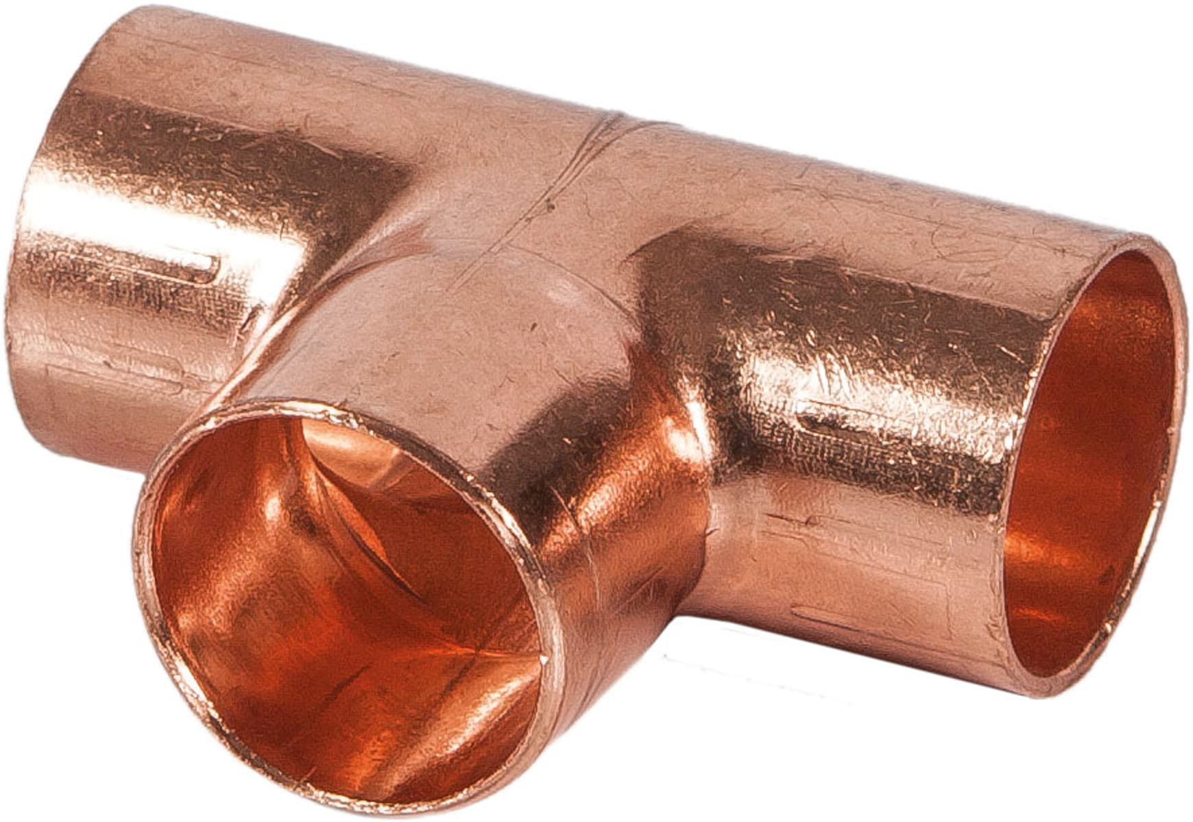 FANTON - Giunto a T in rame satinato 18mm