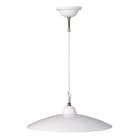 FANTON - Lampadario con piatto liscio, colore bianco