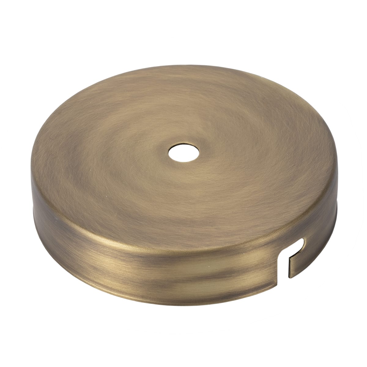 FANTON - Rosone con staffa metallica ottone anticato