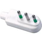 FANTON - Spina S11 2P+T 10A a squadra smontabile ribassata, colore bianco