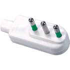 FANTON - Spina S11 2P+T 10A a squadra smontabile ribassata, colore bianco