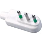 FANTON - Spina S17 2P+T 16A smontabile ribassata, colore bianco