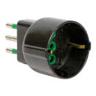 FANTON - Adattatore da spina S11 a 1 presa P30, colore nero 87121