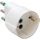 FANTON - Adattatore da spina S17 a 1 presa P30, colore bianco