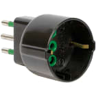 FANTON - Adattatore da spina S17 a 1 presa P30, colore nero 87131