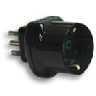 FANTON - Adattatore VERTICAL SYSTEM da spina S11 a 2 prese P11 + 1 P30, colore nero