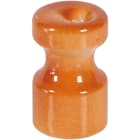 FANTON - Kit 6 isolatori in ceramica 16mm alt.25mm, colore terracotta