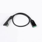 FANTON - Prolunga lineare 1m 3G0,75 spina S11, presa P11 CLOCK, colore nero 92003