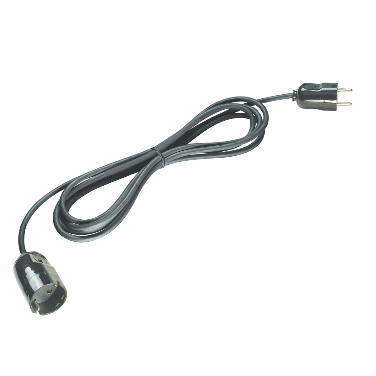 FANTON - Prolunga lineare 3m 3G1 spina S31, presa Schuko, colore nero 92211