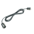 FANTON - Prolunga lineare 3m 3G1 spina S31, presa Schuko, colore nero