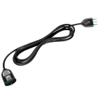 FANTON - Prolunga lineare 5m 3G1,5 spina S17, presa P40, colore nero