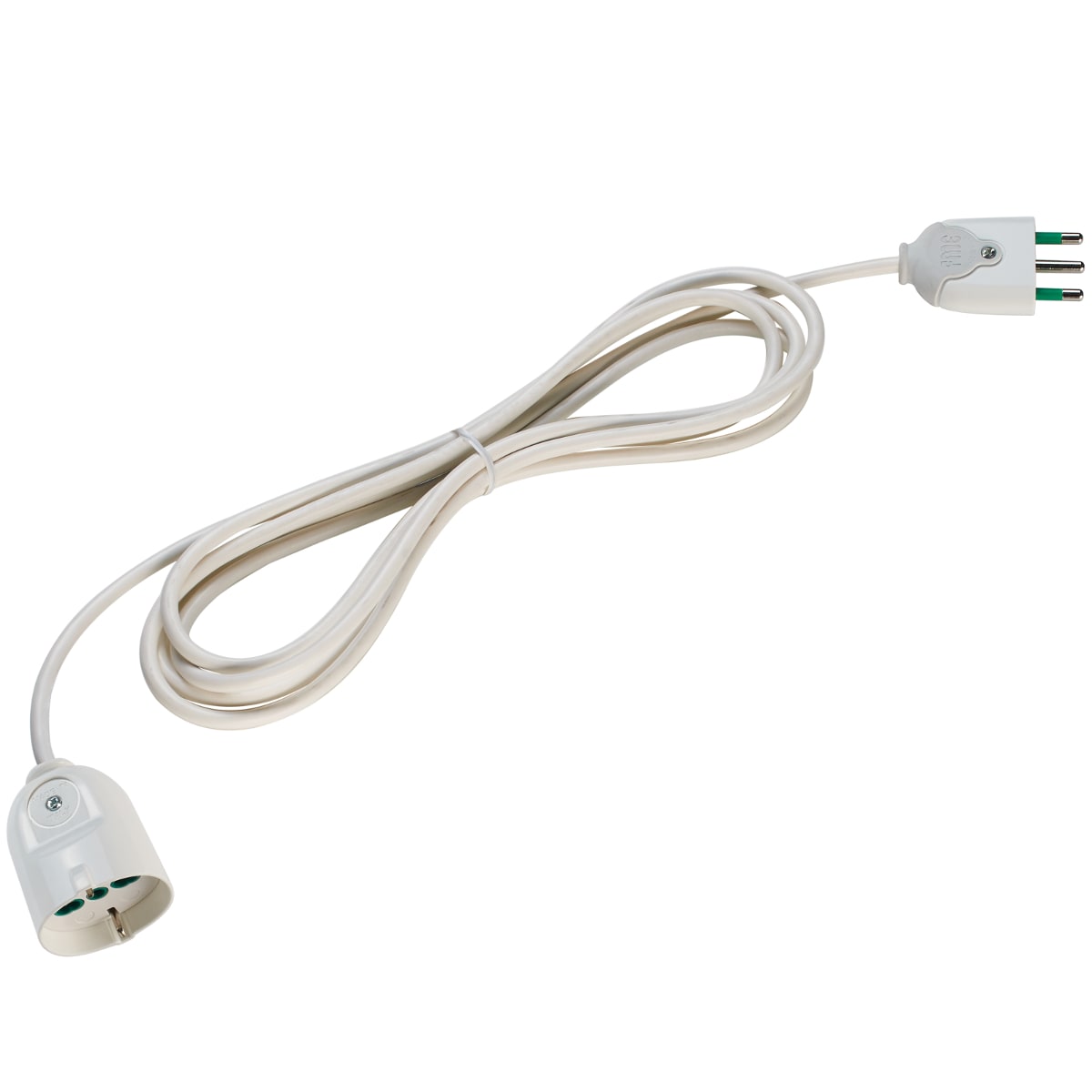 FANTON - Prolunga lineare 10m 3G1,5 spina S17, presa P40, colore bianco 92664