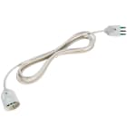 FANTON - Prolunga lineare 10m 3G1,5 spina S17, presa P40, colore bianco