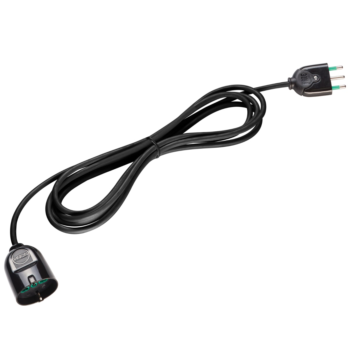 FANTON - Prolunga lineare 10m 3G1,5 spina S17, presa P40, colore nero 92665