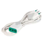 FANTON - Prolunga lineare 3m 3G1,5 spina S17, presa P17/11, colore bianco