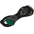 FANTON - Prolunga lineare 3m 3G1,5 spina S17, presa P17/11, colore nero