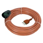 FANTON - Prolunga lineare GARDEN 25m 3G1,5 spina S17, presa P40, colore arancione