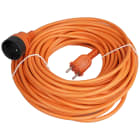 FANTON - Prolunga lineare GARDEN 20m 2x1,5 spina e presa Schuko, colore arancione 92833