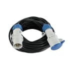 FANTON - Prolunga lineare 20m 3G1,5 spina CEE 2P+T 16A 230V, presa CEE 2P+T 16A 230V, IP44, colore nero