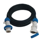 FANTON - Prolunga lineare 10m 3G2,5 H07RN-F spina CEE 2P+T 16A 230V, presa CEE 2P+T 16A 230V, IP67, colore nero