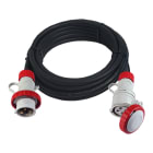 FANTON - Prolunga lineare 20m 4G2,5 H07RN-F spina CEE 400V, presa CEE 400V, IP67, colore nero