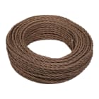 FANTON - Cavo treccia seta 3G1,5 FRRTX in matassa 50m, colore marrone 93968