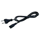 FANTON - Prolunga lineare 1,5m 2x0,75 spina S10, 2,5A radio, colore nero 94040