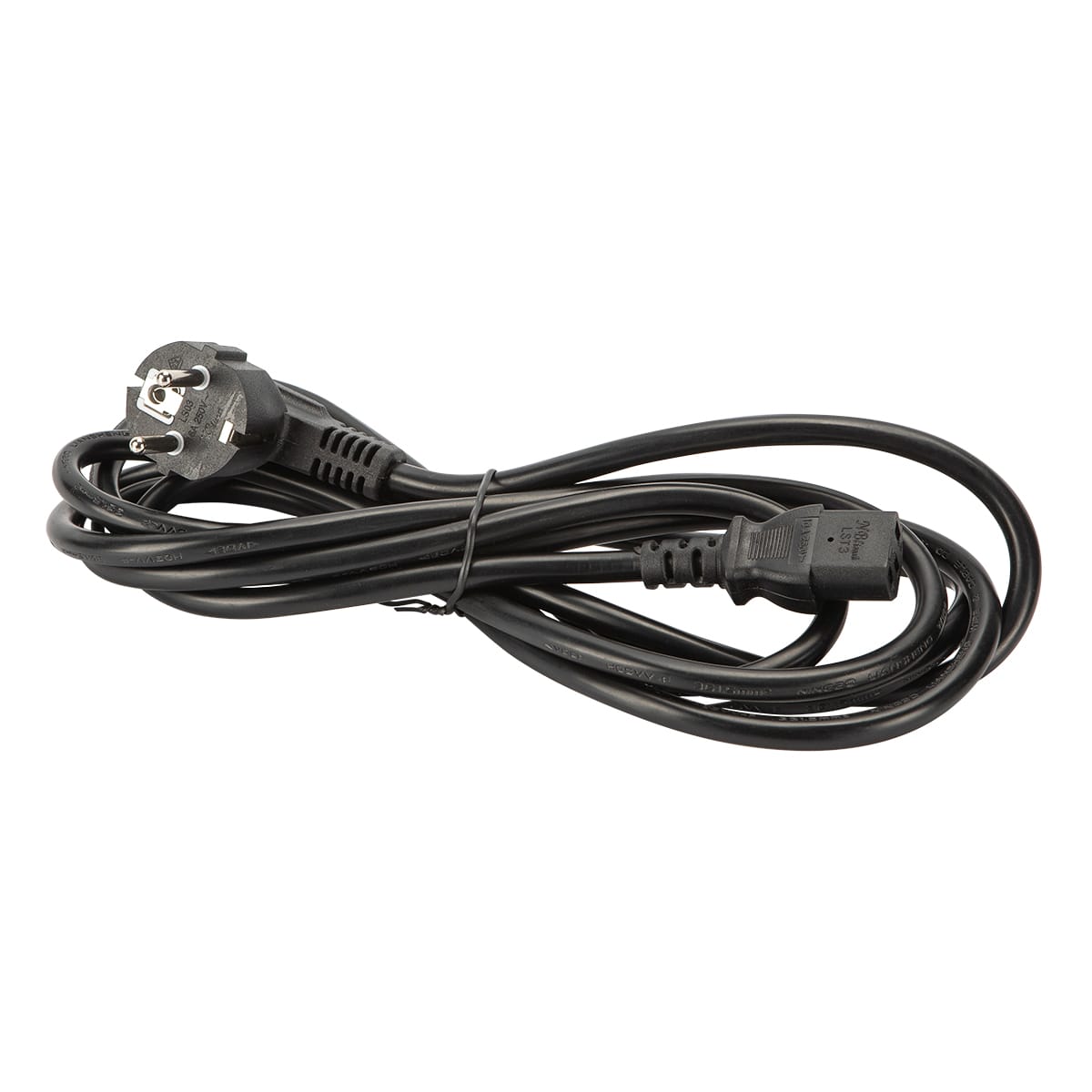 FANTON - Prolunga lineare 3m 3G1,5 spina S31, presa C13 computer, colore nero