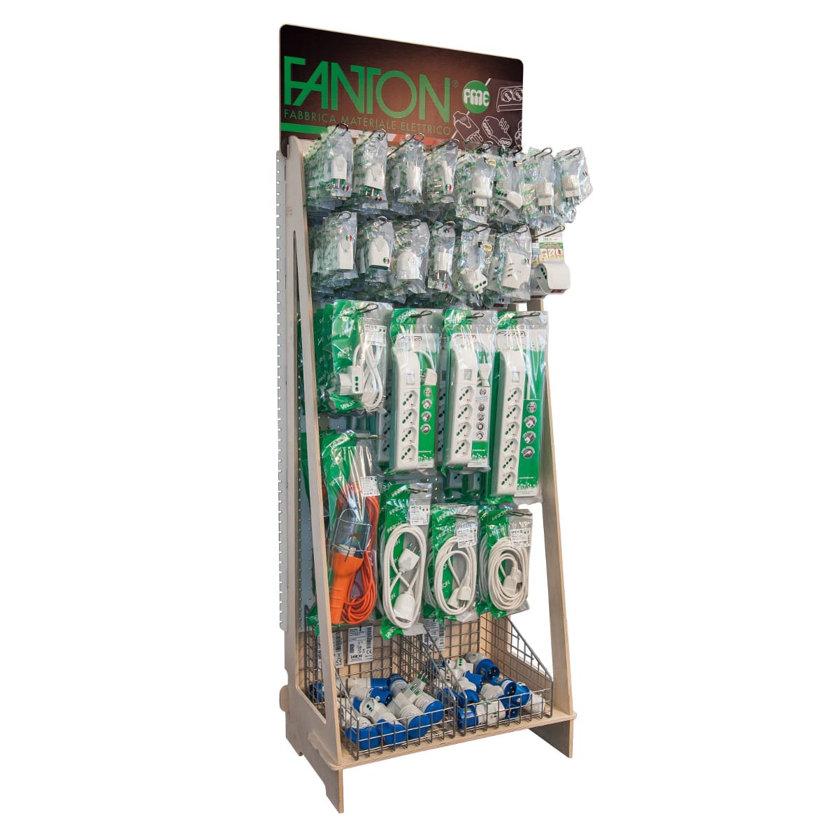 FANTON - Espositore in legno completo di 190 prodotti