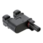 FANTON - Connettore fotovoltaico a Y 2 maschi + 1 femmina FMC4, colore nero