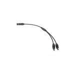 FANTON - Giunto fotovoltaico a Y 0,2m cavo solare 6mm, 1 maschio + 2 femmine FMC4, colore nero A99943-20