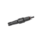 FANTON - Portafusibile in linea FMC4 max 50A con fusibile 15A, colore nero