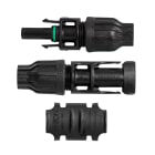 FANTON - Coppia connettori fotovoltaici FAST 1 maschio + 1 femmina FMC4 per cavo sez.46mm + SECURITY LOCK - conf.1 coppia