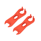 FANTON - Coppia chiavi di assemblaggio per connettori fotovoltaici maschio/femmina, colore rosso