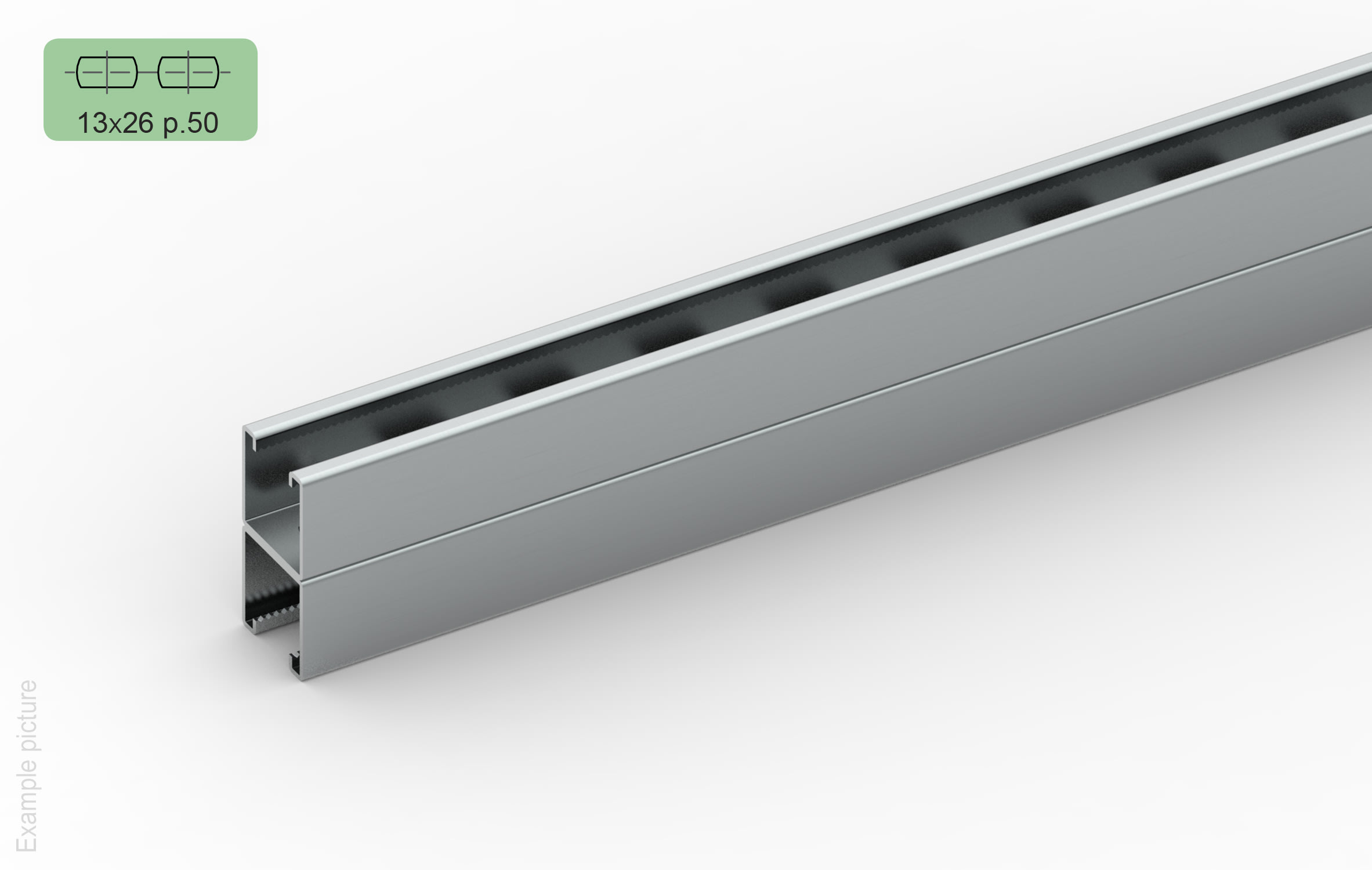 FEMI-CZ - PROFILATO 2X UR1  F. BASE 40X80-2.5 3M S