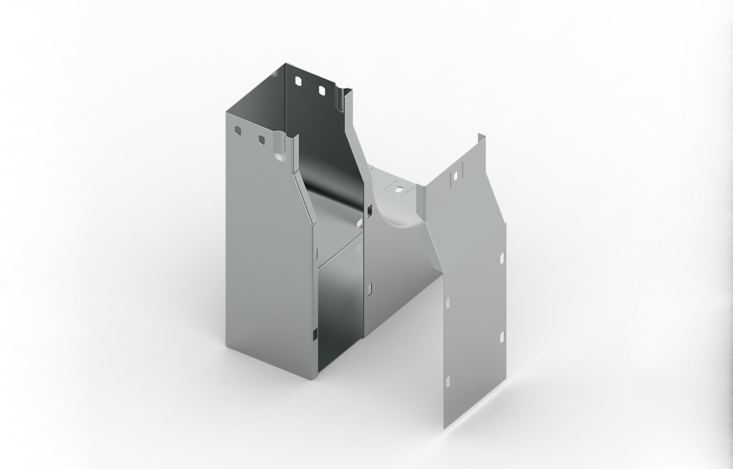 FEMI-CZ - CURVA SGHEMBA 90 DX ALTO  600X75-R=100 S