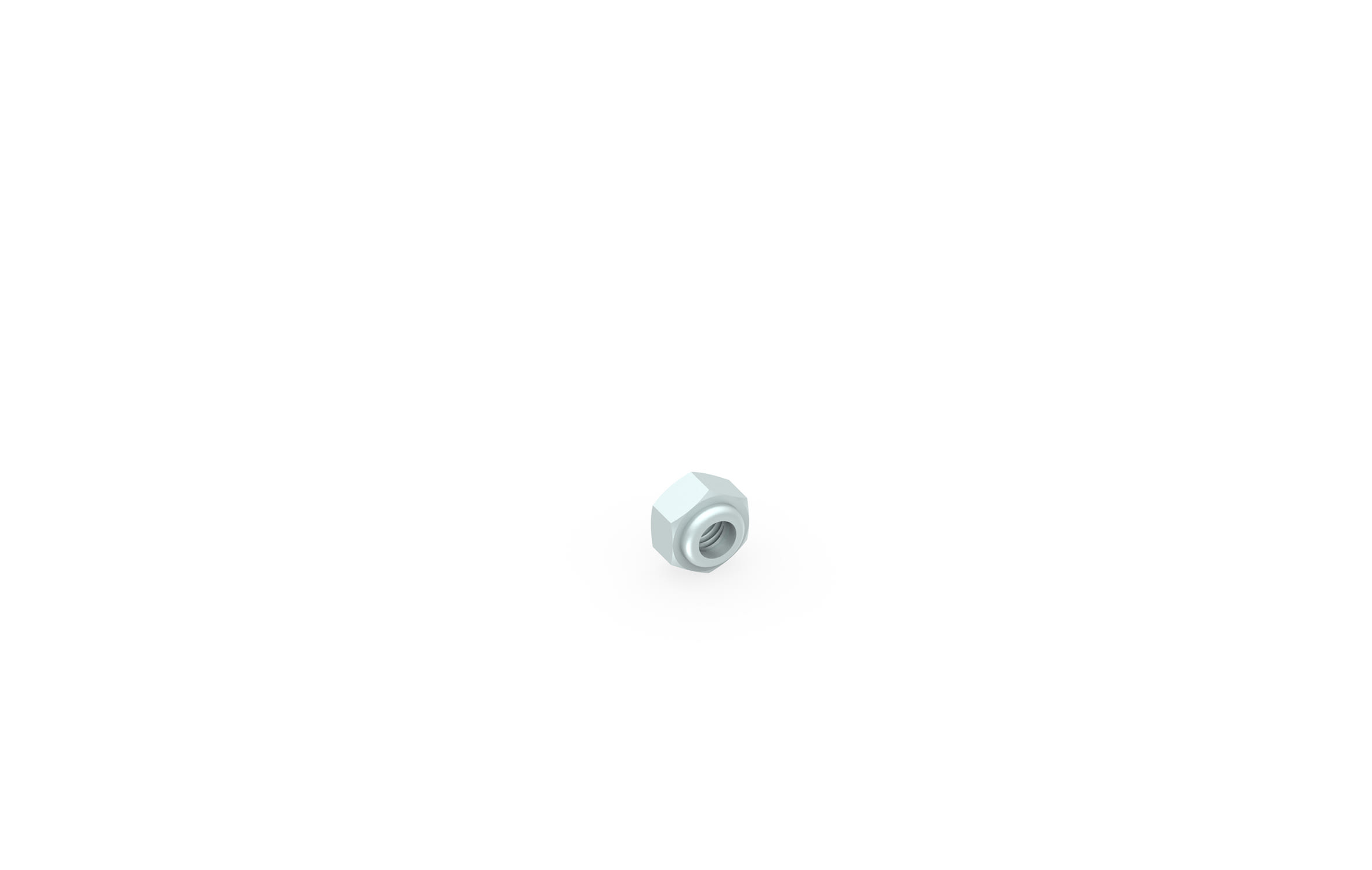 FEMI-CZ - DADO ESAG.AUTOBLOC. M6  ZINC.EL. 100PZ E