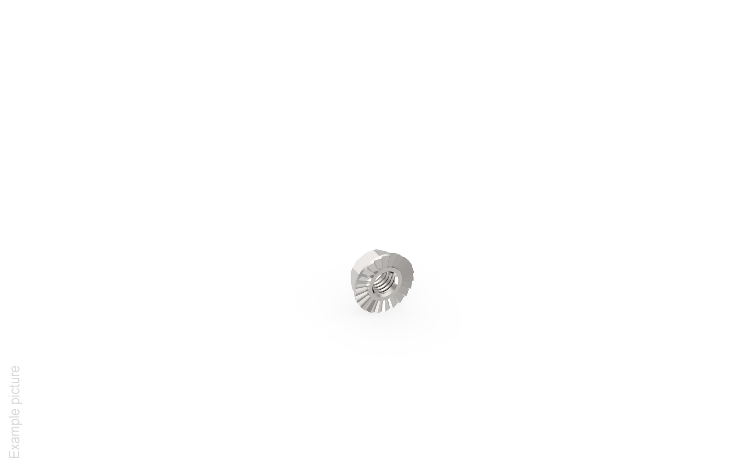 FEMI-CZ - DADO ESAG.FLANG. M10 AISI 316    100PZ Y