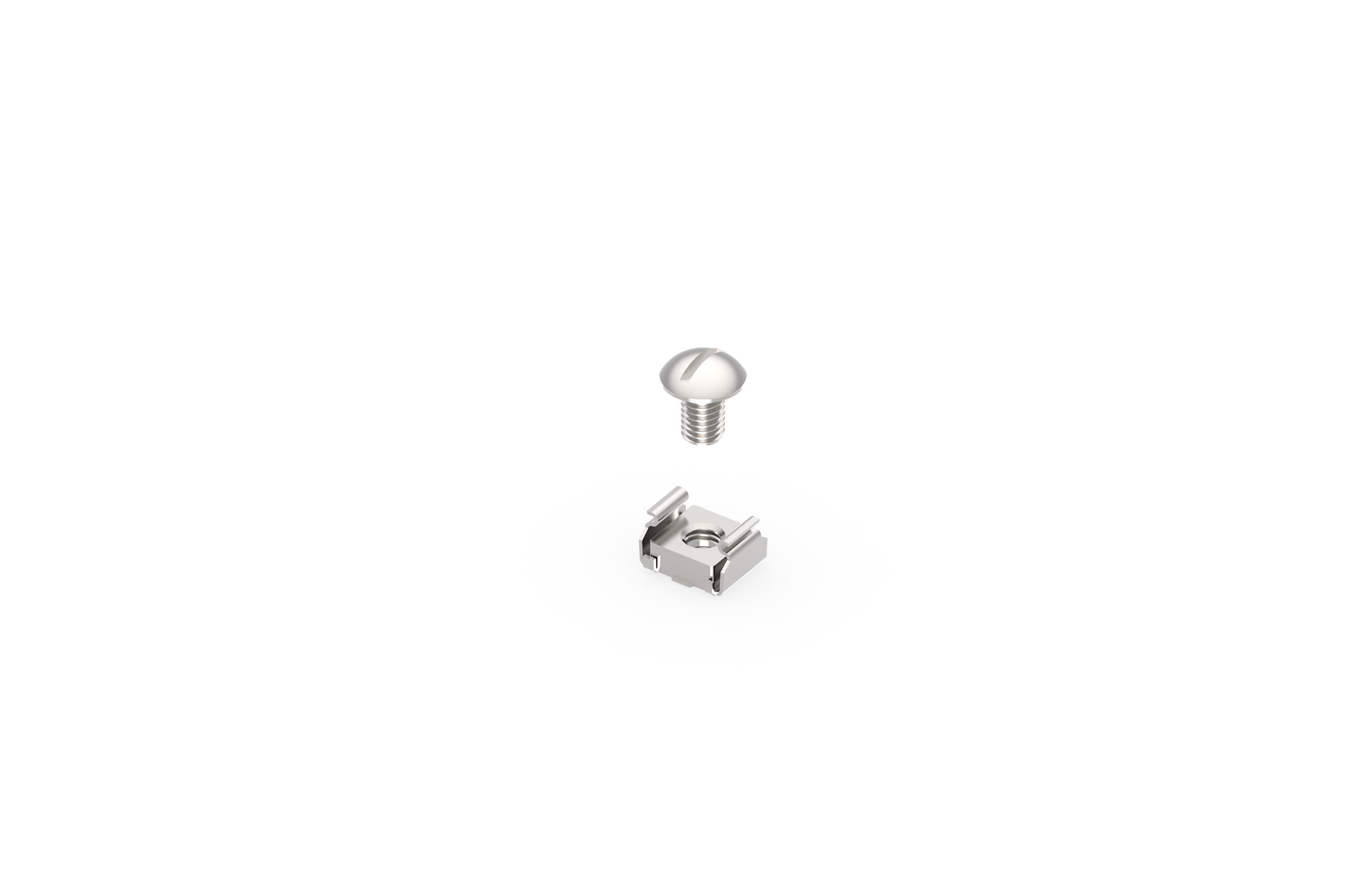 FEMI-CZ - DADO IN GABBIA  M5   AISI 316    100PZ N