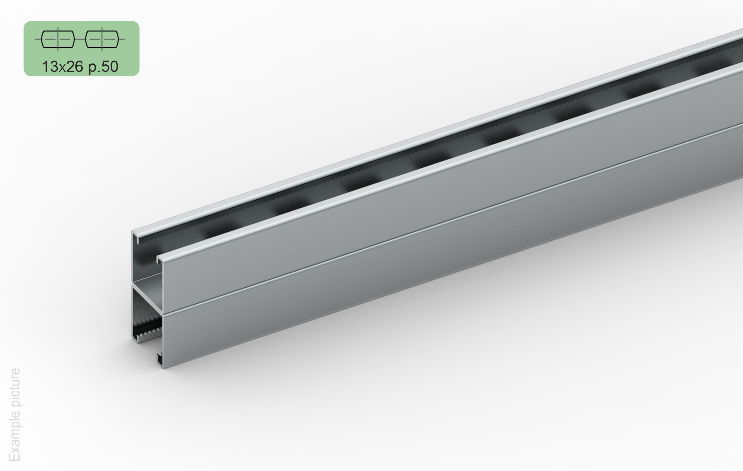 FEMI-CZ - PROFILATO 2X UR1 F. BASE 40X80-2.0 3M S