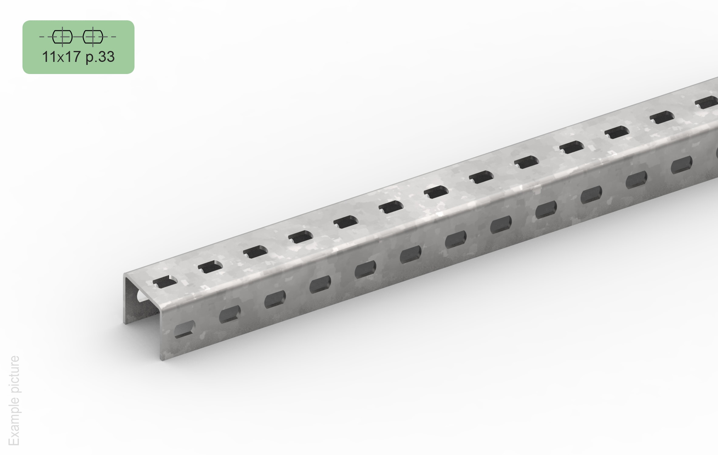 FEMI-CZ - PROFILATO 33-U 11/33 40X35-3.0 3M Z