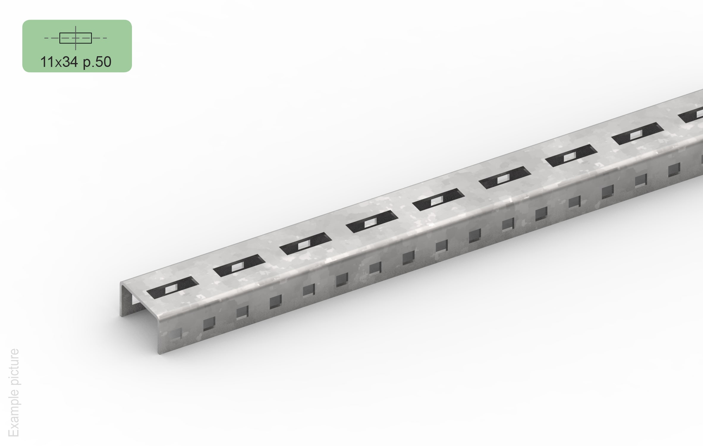 FEMI-CZ - PROFILATO 34-C 11/50 50X30-2.0 3M Z