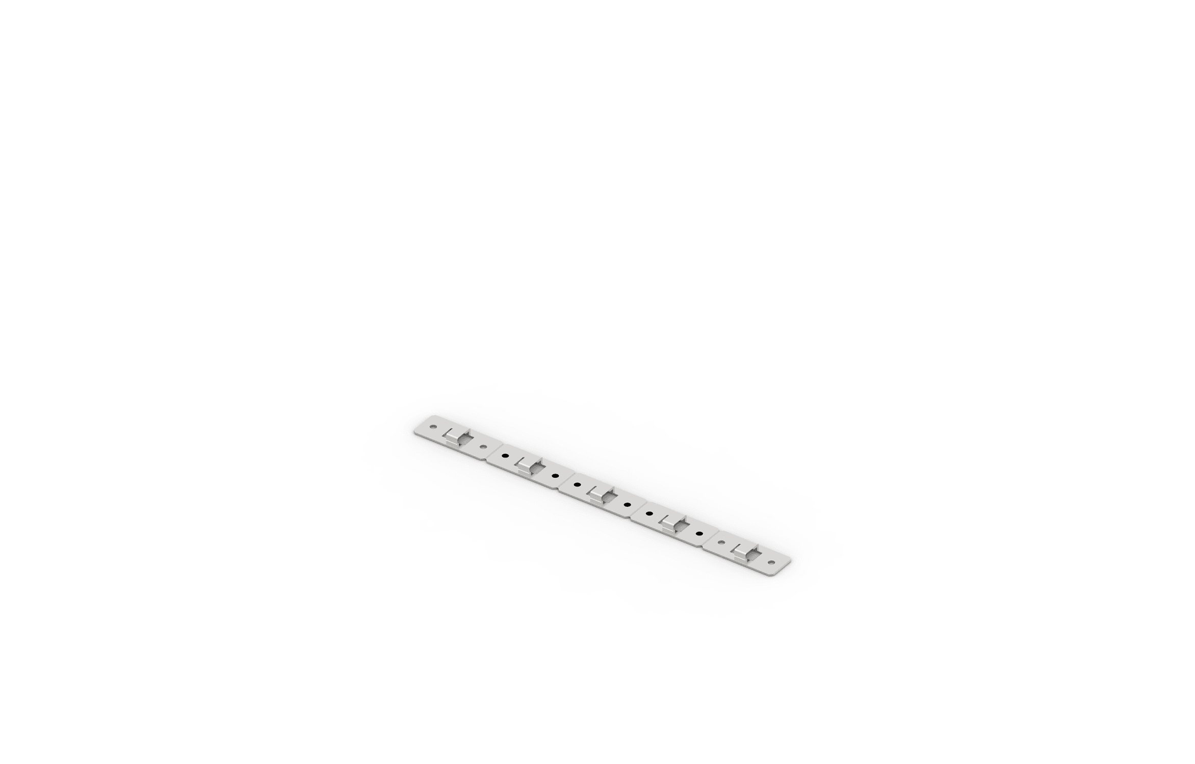 FEMI-CZ - PIASTRINA FISSACAVI (NR. 4 PZ.) 50X20 I