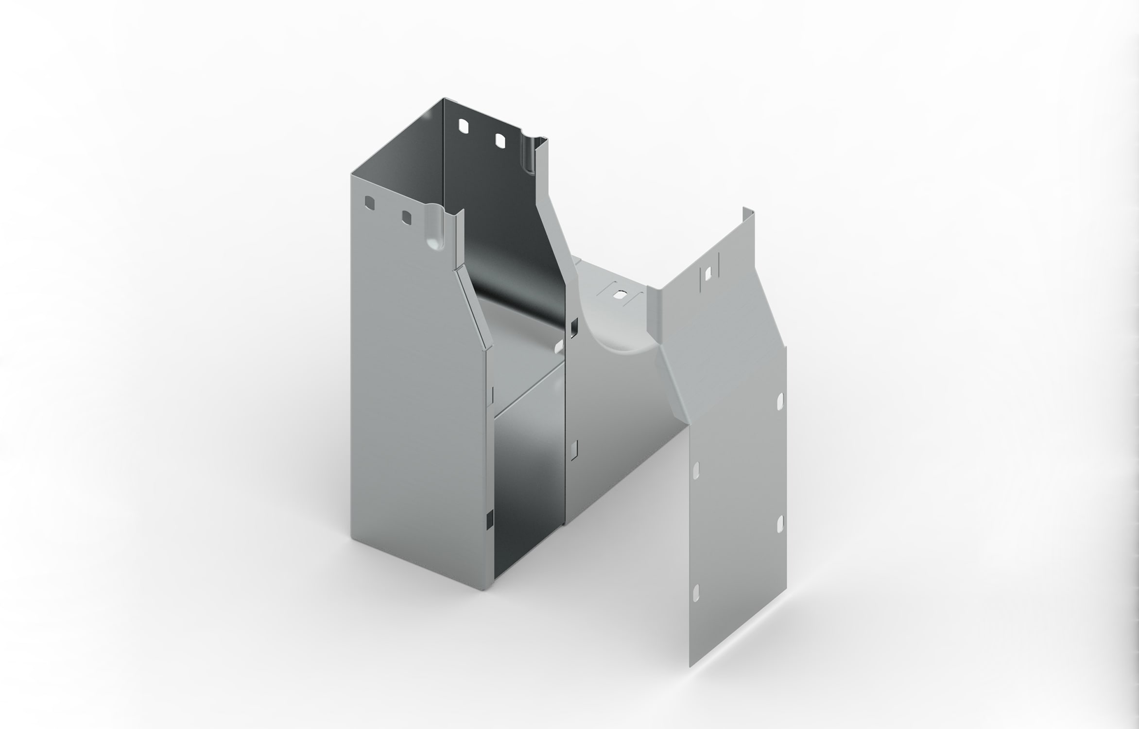 FEMI-CZ - CURVA SGHEMBA 90 DX ALTO 600X75-R=100 S