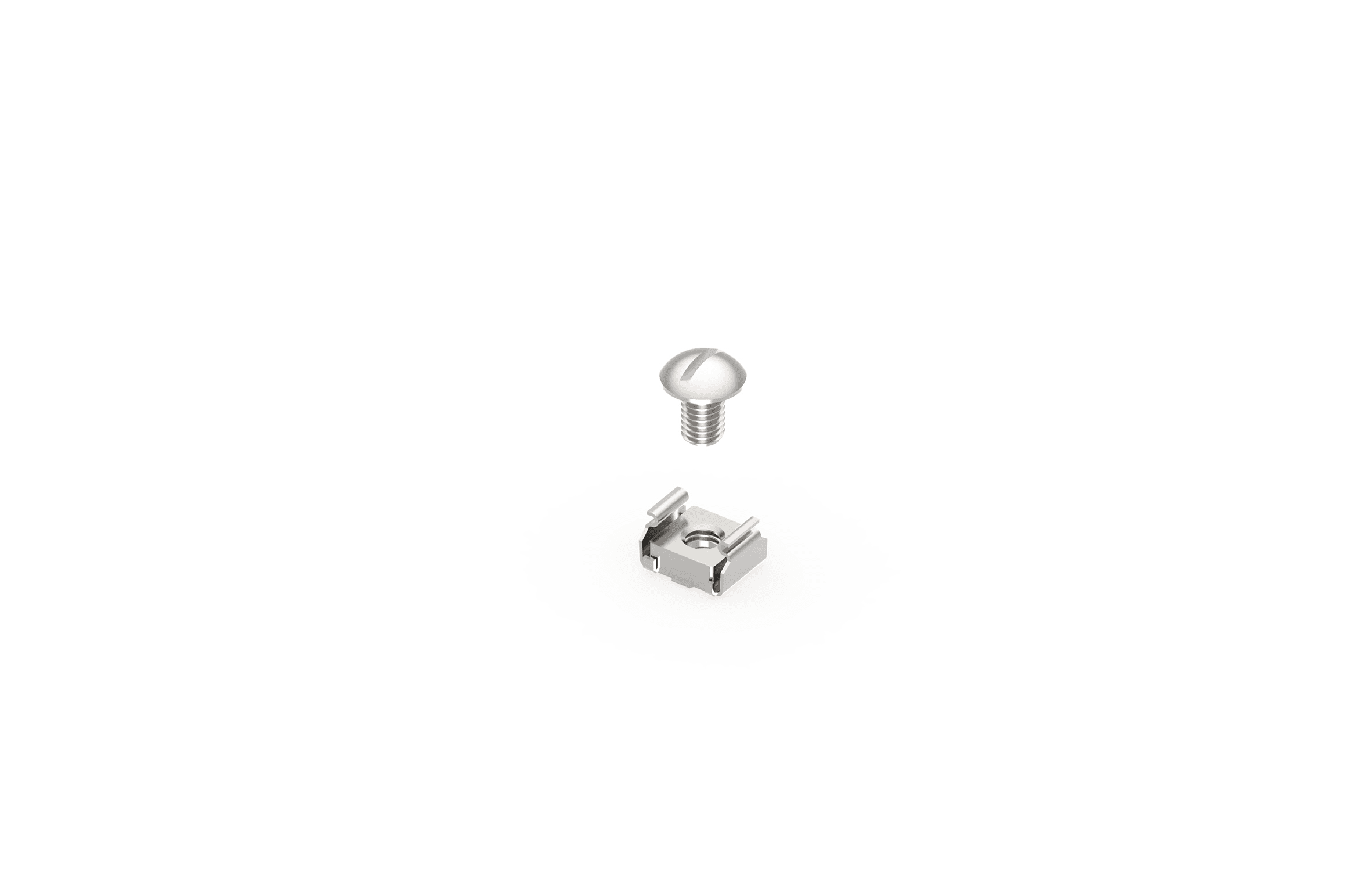 FEMI-CZ - DADO IN GABBIA  M5   AISI 316    100PZ N